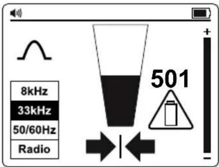 Beha-Amprobe UAT505EUR - Alertes à l'écran - 1