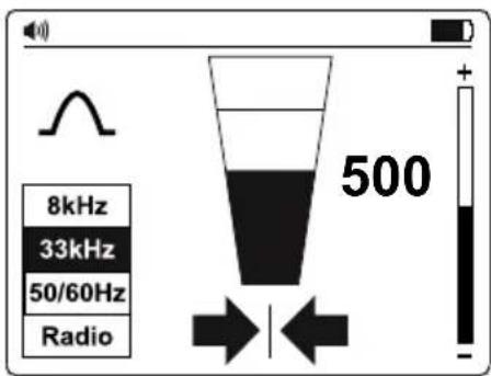 Beha-Amprobe UAT505EUR - Modo de inducción: Localización con el Receptor - 1