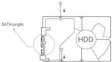 Tenda N6P8H - I HDD montavimas - 4