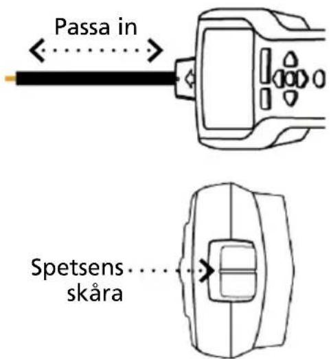 Beha-Amprobe AT8030EUR - b Använda AT-8000-RE mottagaren i strömförande spetssensorläge - 2