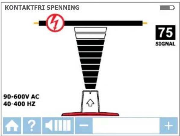Beha-Amprobe AT8030EUR - Bruk av kontaktløs spenning - 1