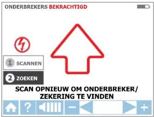 Beha-Amprobe AT8030EUR - Gebruikstip: houd de ontvanger in dezelfde positie als tijdens de scanstap - 1