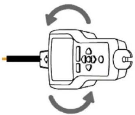 Beha-Amprobe AT8030EUR - b Empfänger AT-8000-RE im spannungsführenden Modus SPITZENSENSOR (TIP SENSOR) verwenden - 3