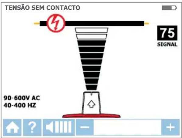 Beha-Amprobe AT8030EUR - Utilização do modo NCV - 1