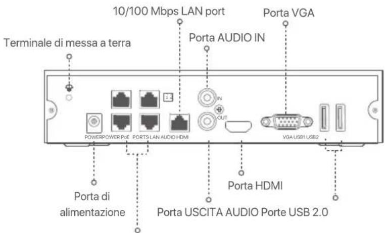 Tenda N6P16H - Pannello posteriore - 2