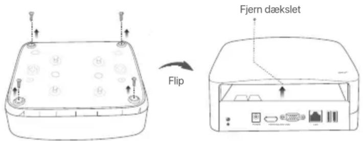 Tenda N6P16H - I Installer harddisken - 2