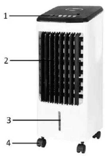 Emerio AC123282 - BESKRIVNING AV DELAR - 1