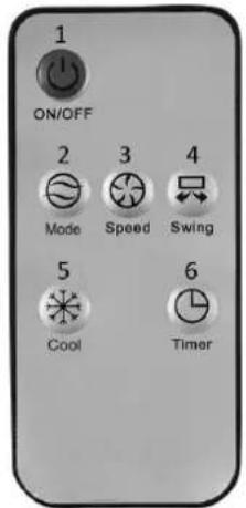 Emerio AC123282 - Fernbedienung - 1