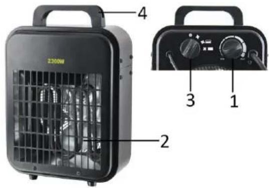 Emerio FH110784 - Temperatuuri seadistamine: - 4