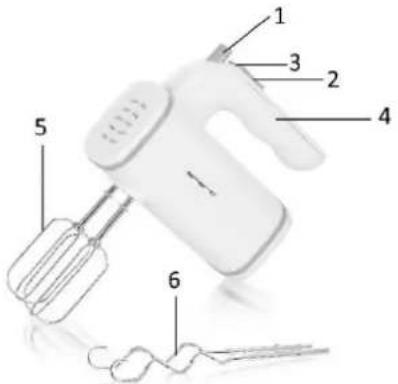 Emerio HM110016 - OPIS DELOV - 1