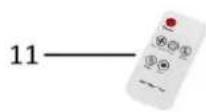 Emerio AC125508 - BESCHREIBUNG DER TEILE - 4