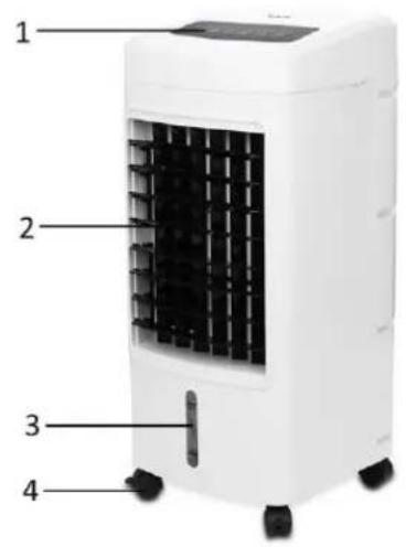 Emerio AC125508 - DESCRIPTION DES PIECES - 1