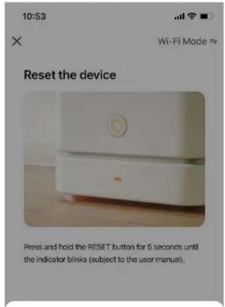 Emerio PAC127560 - Wi-Fi CONNECTION GUIDE (This guide for the APP may not be up to date due to software version upgrade or other reasons. This instruction is used as a guide only. Below mobile phone interface uses English version in iOS as an example.): - 5