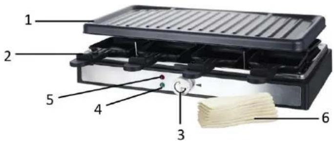 Emerio RG124722 - LIST OF COMPONENTS - 1