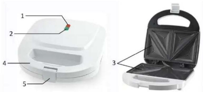 Emerio ST213948 - PARTS DESCRIPTION - 1