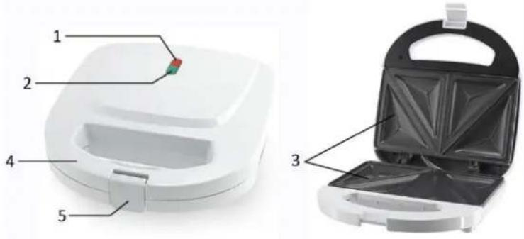 Emerio ST213948 - Description des PIECES - 1