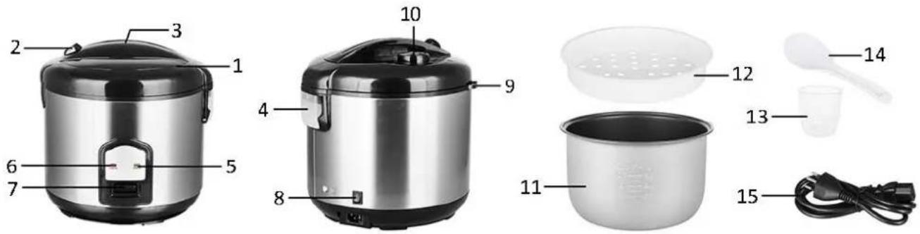 Emerio RCE111409 - ONDERDELEN EN ACCESSOIRES - 1