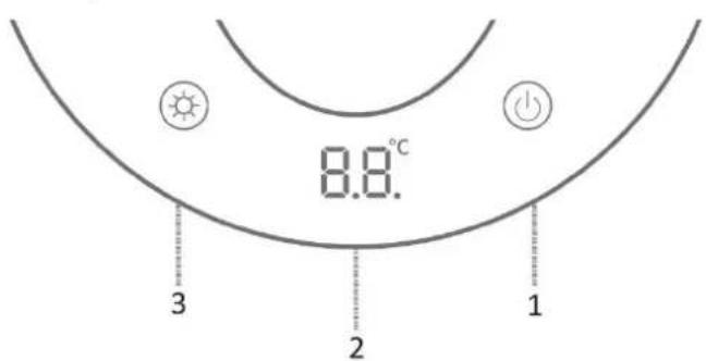 Emerio TFN214472 - Kontrollpanel - 1