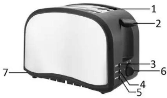 Emerio TO111327 - GERÄTEBESCHREIBUNG - 1