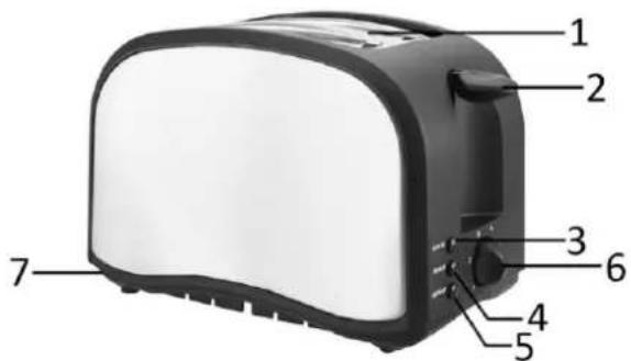 Emerio TO111327 - DESCRIZIONE DELL'APPARECCHIO - 1