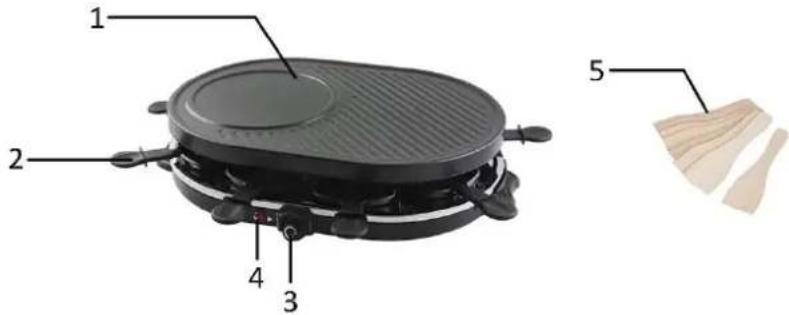 Emerio RG122082 - LISTE DER TEILE - 1