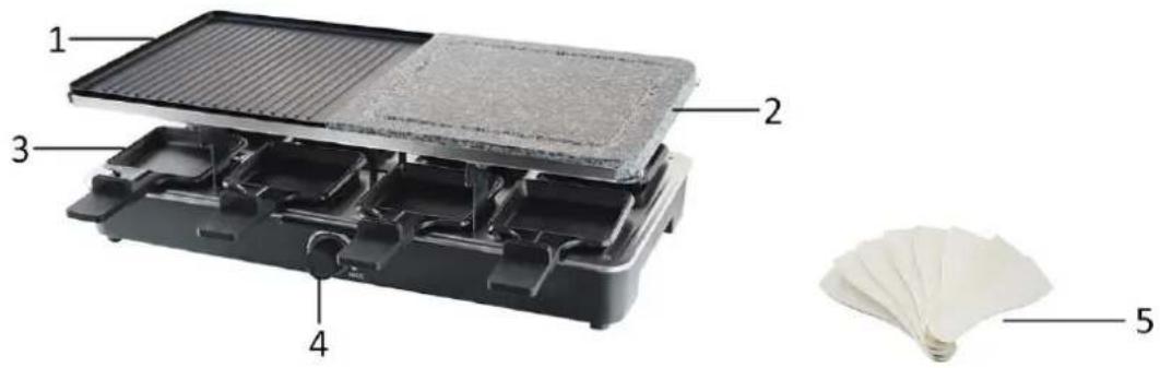 Emerio RG110035 - LISTE DER TEILE - 1