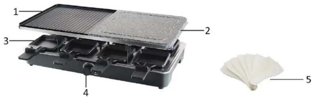 Emerio RG110035 - LISTE DES PIÈCES - 1