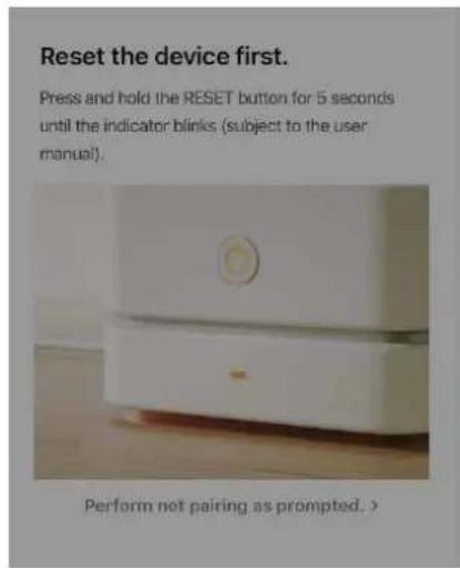 Emerio PAC127033 - Reset the device first. - 2