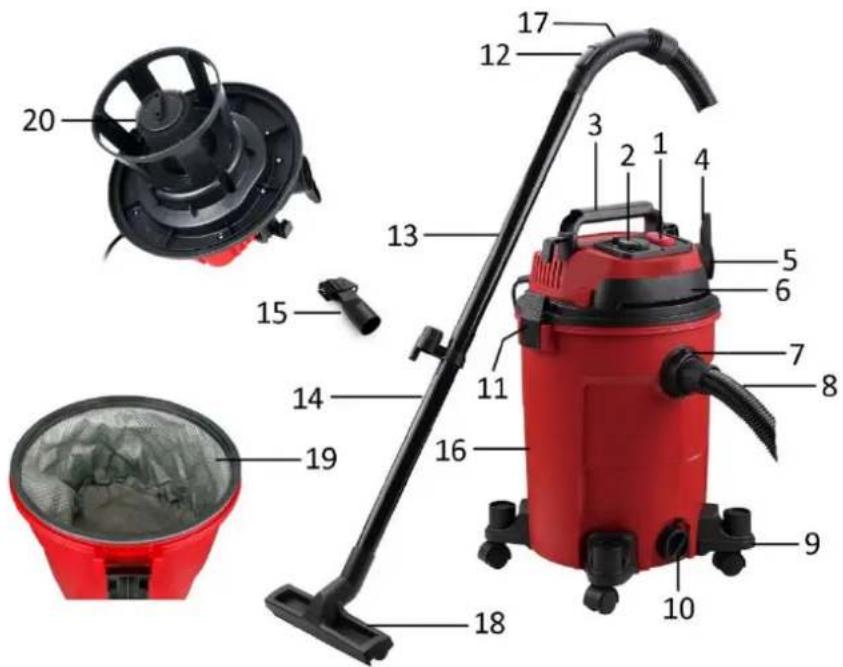 Emerio WD125905 - PARTES Y ACCESORIOS - 1