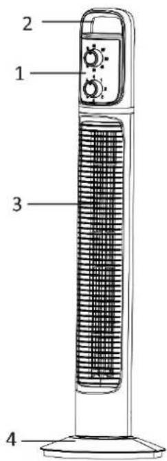 Emerio TFN122988 - Panel sterowania - 1