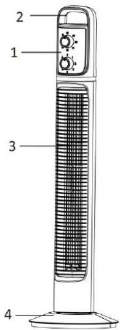 Emerio TFN122988 - Bedienfeld - 1