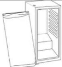Emerio WC126431 - INVERSION DU SENS D'OUVERTURE DE LA PORTE - 4