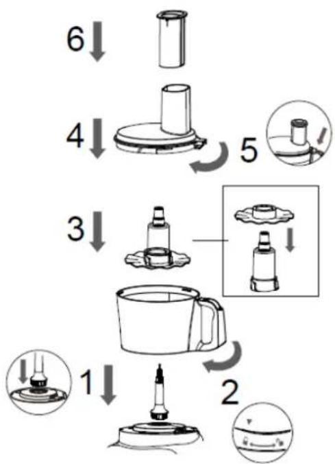 Emerio FP126267 - VERWENDUNG DER EMULGIERSCHEIBE - 1