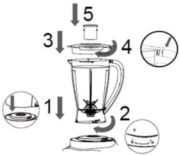 Emerio FP126267 - UTILISATION DU MIXEUR - 1