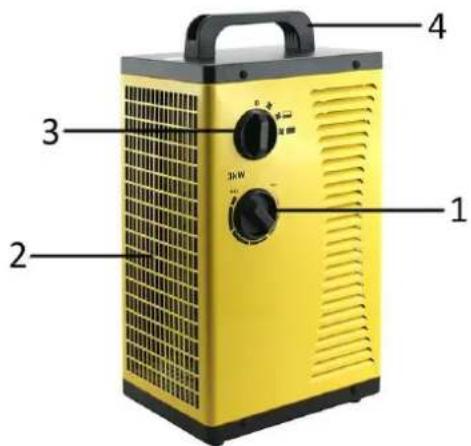 Emerio FH110705 - Heat setting: - 6