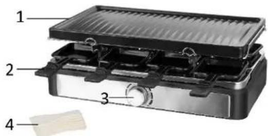 Emerio RG125176 - COMPONENTENLIJST - 1