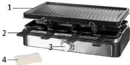 Emerio RG125176 - LIST OF COMPONENTS - 1