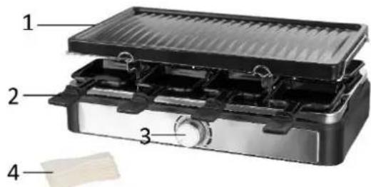 Emerio RG125176 - KOMPONENTLISTA - 1