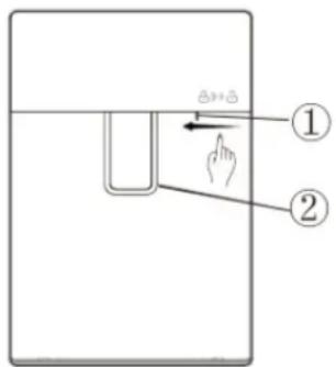 Emerio SBS126287 - Instrukcje dotyczne dzwigni blokady zabezpieczajacej przywyaniem przydzieci - 1