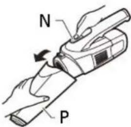 Emerio UVC127226 - - Reinigen des Staubbehalters - 2