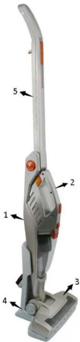 Emerio UVC111160 - PARTS DESCRIPTION - 1