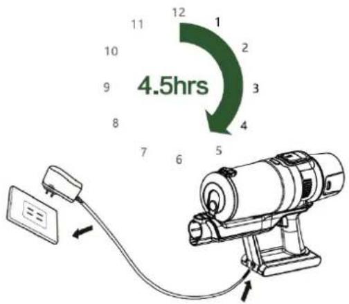 Emerio UVC127475 - DE ACCU OPLADEN: - 2