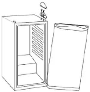 Emerio WC126433 - Changement de l'orientation de la porte - 1