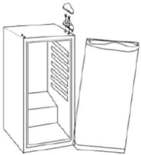 Emerio WC126433 - Zmiana orientacji drzwi - 1