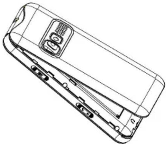SWISSVOICE B24 - - Verwijder de batterijdeksel - 1