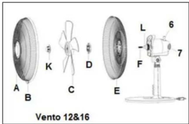 Eurom Vento 16SR - Assembly - 2