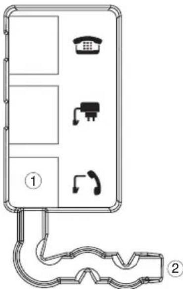 SWISSVOICE Avena 47 - Brancher le combiné - 1