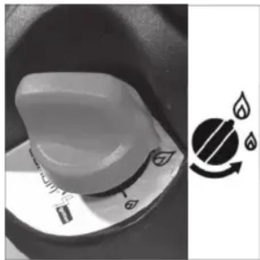Eurom Outsider 322569 - Remplacement cartouche de gaz (toujours à l'extérieur et à l'écart de sources d'infl ammation) - 3
