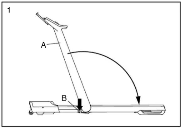 Pro-form City L6 - COMMENT PLIER ET DÉPLACER LE TAPIS DE COURSE - 1