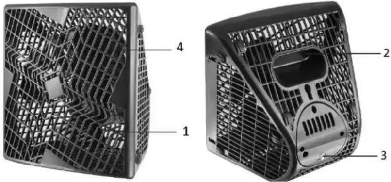Emerio FN111375 - BESKRIVNING AV DELAR - 1